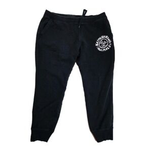 Keith Haring Jogger Sweatpants Black Men's Large Art Graphic Pants UNIQLO